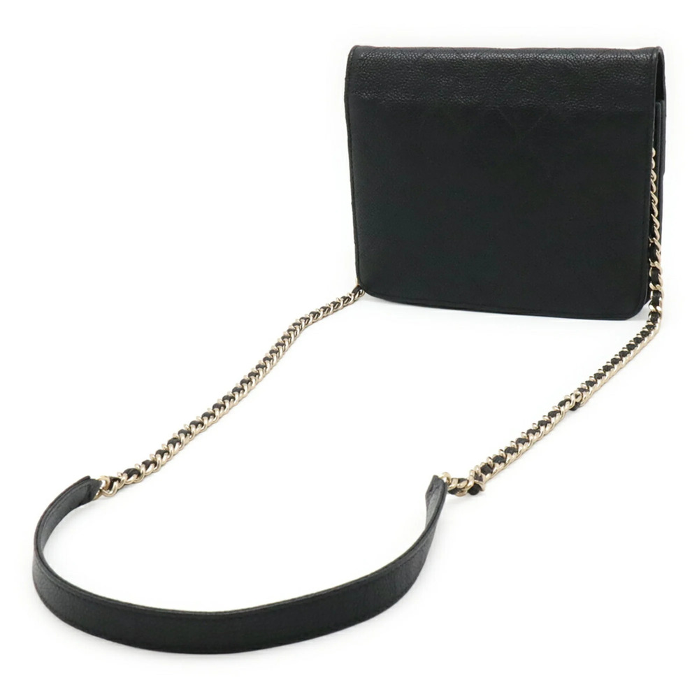 CHANEL Authentic Black Caviar Leather Wallet - Picture 3 of 10